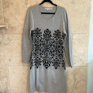 Knee length sweater dress, Size large